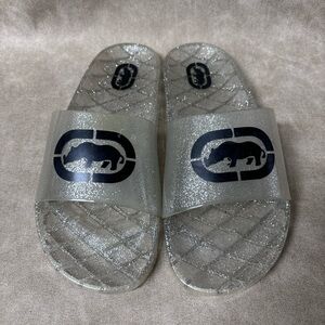 ECKO Unlimited Clear Jelly Slides Sandals Woman’s  Sz 7 UNISEX